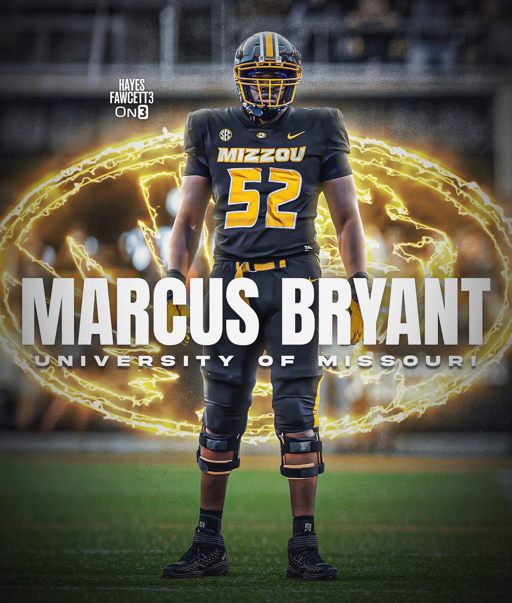 BREAKING: Former SMU OL Marcus Bryant has Committed to Missouri, he tells @on3sports The 6’7 325 OL earned All-AAC First Team Honors in 2023 Was the Top Available OT in the Portal (per On3) Will have 1 year of eligibility remaining on3.com/db/marcus-brya…