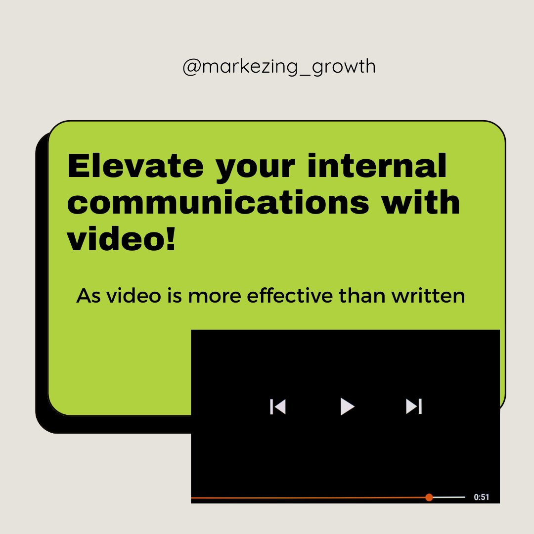 🎥 Elevate your internal communications with video! From grabbing attention to fostering engagement, video is the future of relaying important information to your staff. #InternalComms #VideoCommunication Read More: hubs.li/Q02tqT600