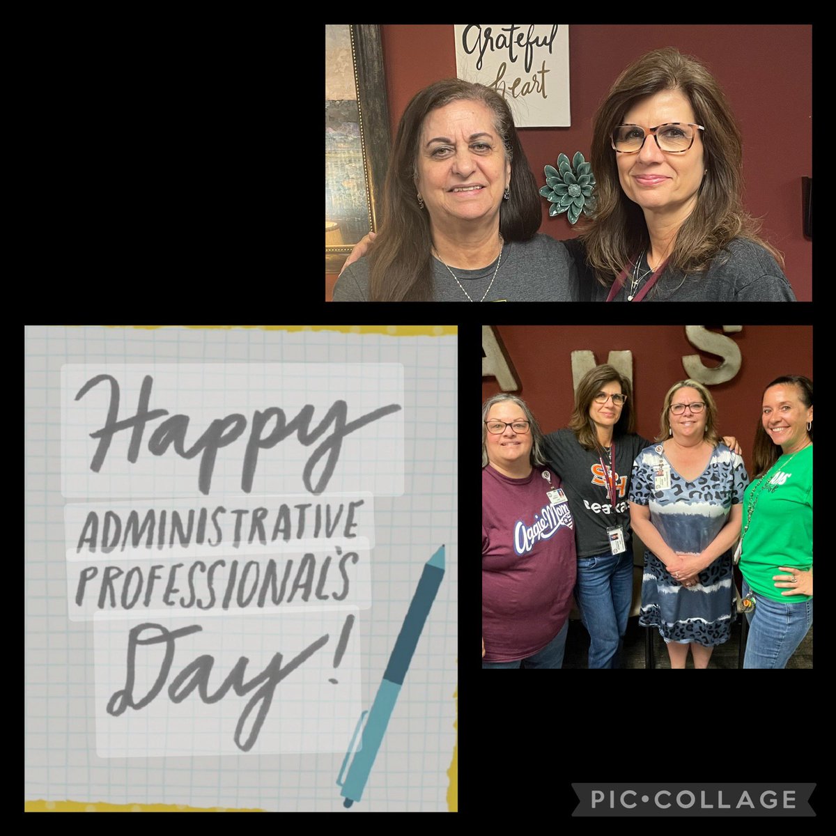 Arnold Middle School appreciates Ms. Durham, Ms. Baird, Ms. Huckins, Ms. Withington, and Ms. Tannous for keeping us organized and productive!  They are the glue that binds us together!  Thank you, ladies! #theresnoplacelikearnold #BringingOutTheBest