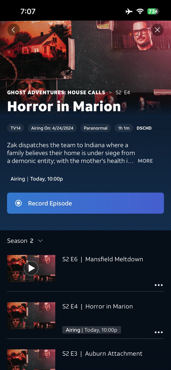 Just because I’m traveling, doesn’t mean I miss my favorite paranormal show. This is how i watch tonight’s episode of #GhostAdventures House Calls, on the plane and over the Atlantic Ocean. ✈️👻@Zak_Bagans @AaronGoodwin @BillyTolley @jaywasley