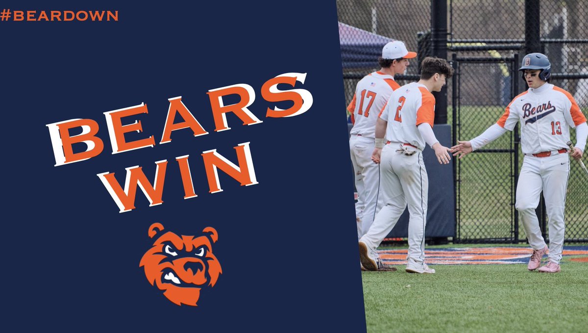 BCliffBaseball's tweet photo. Bears win 7-5 over Croton! Jon Iwai with the walk-off 2 run homerun!

Diamond 5 2/3, 1 ER 2 K
Amador 3/4 3B 2 R
Iwai 1/4 HR 2 RBI
Mulligan 1/2 HR 1 RBI 1 R
Swatko 1/1 RBI
D’Onofrio 1/3 HR 2 RBI 1 R
Shine (W) 1 1/3, 1 ER

#beardown 

@cdrops3 @lohudsports @erapay5 https://t.co/mVRr3Y88sJ