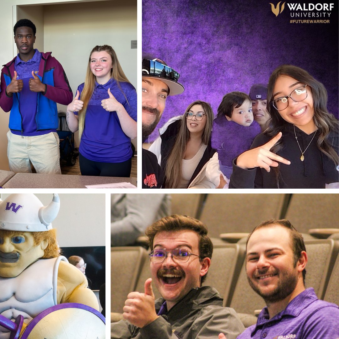 Hey, Warriors! At Waldorf, it's all about the people. Our coaches, faculty, students, and staff are here to support you and your future. #WaldorfCommunity