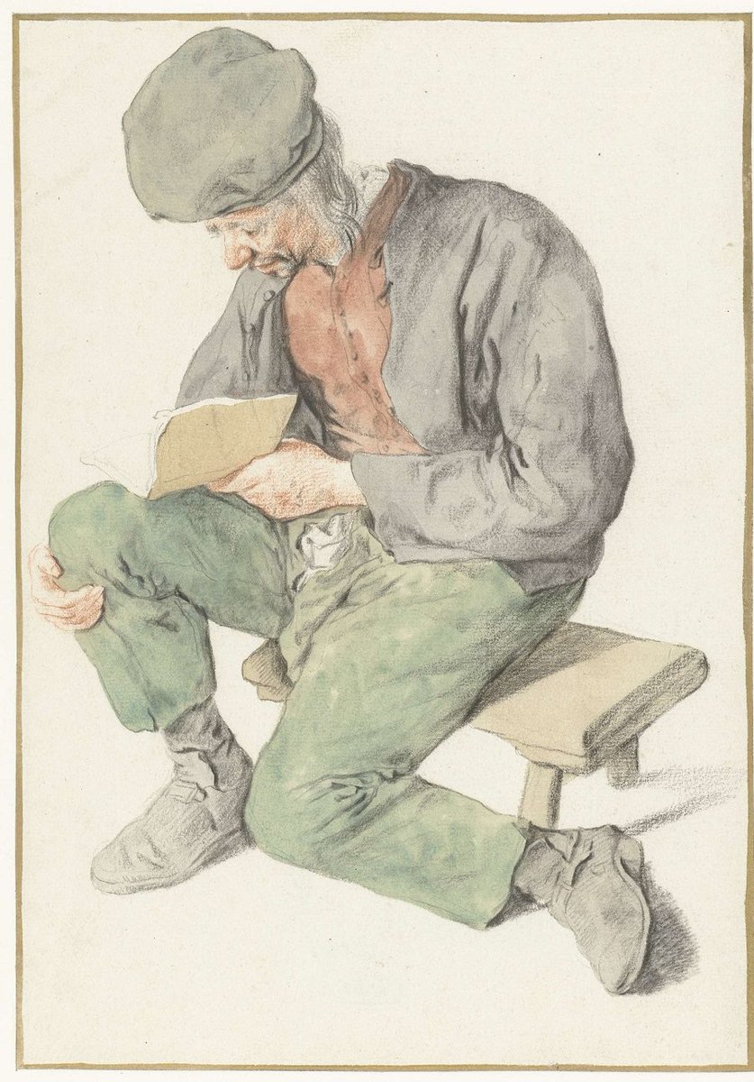 PP_Rubens's tweet photo. 2/2 Another man. Also reading. Also by Dusart. https://t.co/XAZ1b4Uuac