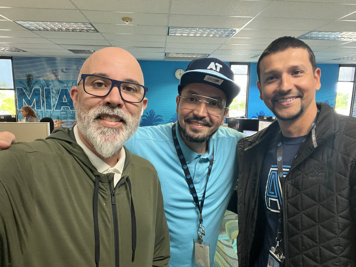 EdgarTalavera87's tweet photo. Many years of being blessed to have worked with these 2 leaders and friends! We ran into eachother today (picture of me with the hat) and pictures of other times  throughout the years! @RickyPaulaJr @DannyL_MiamiMSS https://t.co/CEdJT73Dko