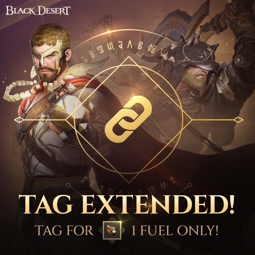 Tag Event Extended! The Item Copy Event has been EXTENDED until the April 30th maintenance! Last chance to copy your gear to a new class for only ONE Marni's Unstable Fuel! Become the class you always wanted to be! 🍾pabyss.info/497k3D4