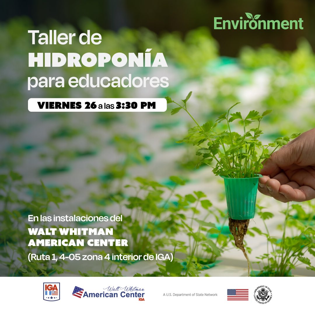 🌿 ¡Inicia tu proyecto de huerto escolar! Únete al #TallerDeHidroponía de @wwacIGA y da vida a tus clases con agricultura sostenible. #CultivarConocmiento de forma ecológica ¡es posible! #SemanaDeLaTierra 📱Regístrate: ow.ly/4x1Q50RnA4Q