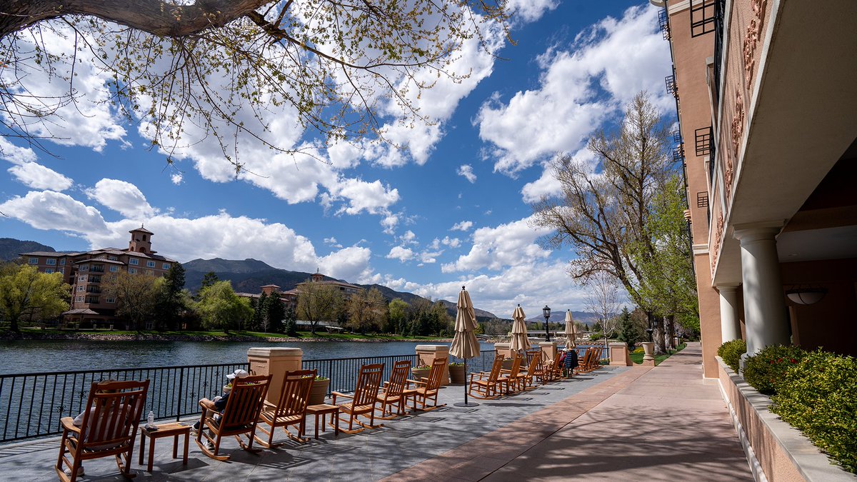 Taking in the beautiful views at #TheBroadmoor