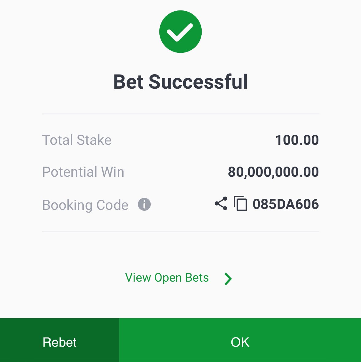 80M under 6 goals✅
Edit flex boom
Na who retweet I go give 1m after boom
