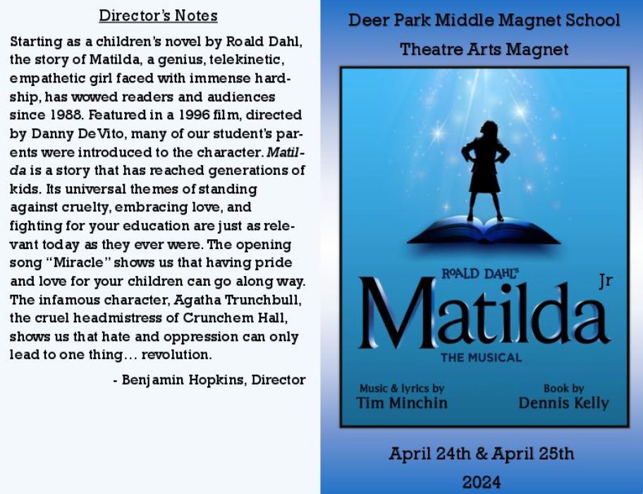 Deer Park Middle Magnet School tweet media