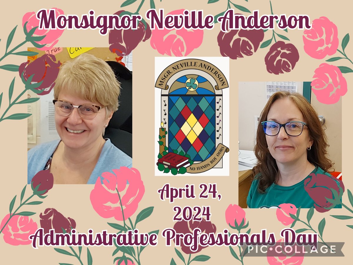 Thank you, Mrs. McNeil and Mrs. Schmidt! #AdministrativeProfessionalsDay @CCSD_edu