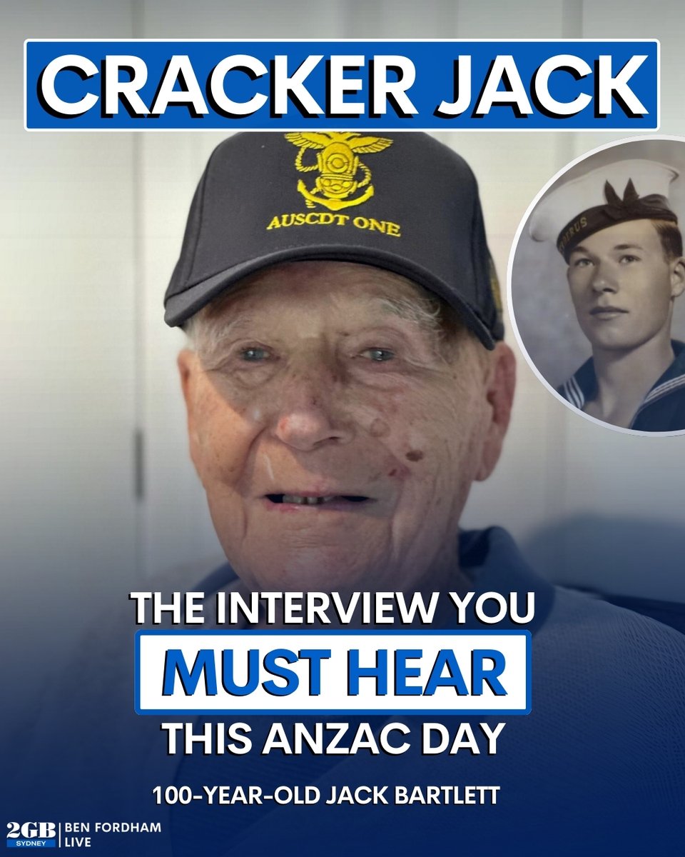 Chief Petty Officer Jack Bartlett, the inspirational 100-year-old WWII veteran, joined Ben for a special ANZAC Day edition. 🫡 MORE: brnw.ch/21wJ9iC