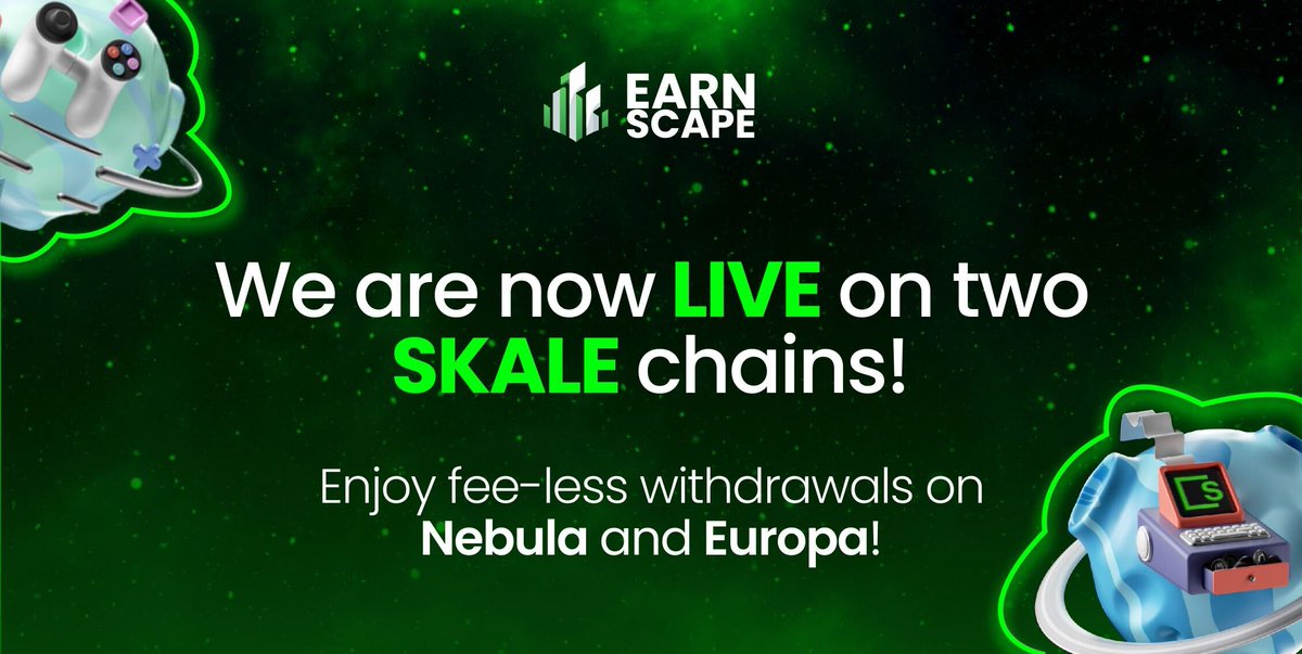 Play-2-Earn just got a whole lot better with zero gas fees! 🚫⛽ We are now live on @SkaleNetwork, leading the charge towards the future of mobile gaming. Experience the perks of Web3 seamlessly integrated into your gaming journey with an invisible blockchain touch. 🎮✨