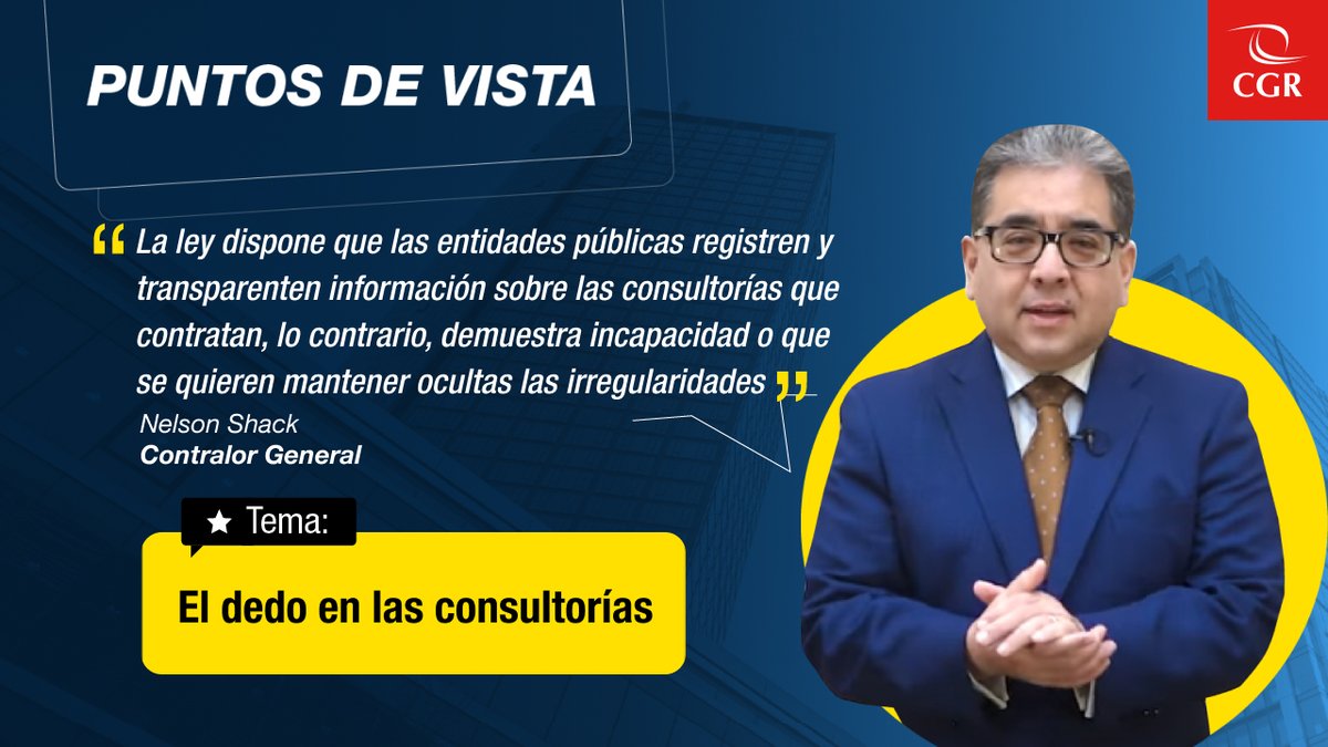 El contralor @NelsonShackPeru señaló que del total de contrataciones en 2023, más de S/ 16 mil millones se destinaron a 'consultorías y locadores', de los cuales S/ 8780 millones fueron contratados sin proceso. 🔴Mira el programa completo aquí: bit.ly/3Uh2VFO