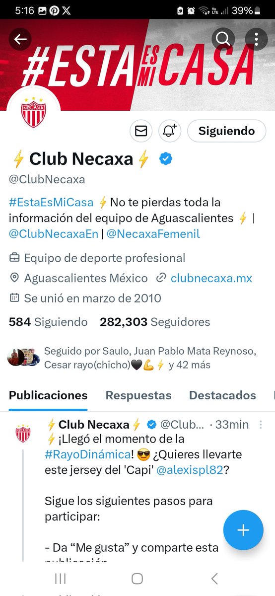 HEYDRICHOBED's tweet photo. @ClubNecaxa @alexispl82 #estaesmicasa https://t.co/rDh9jajseY