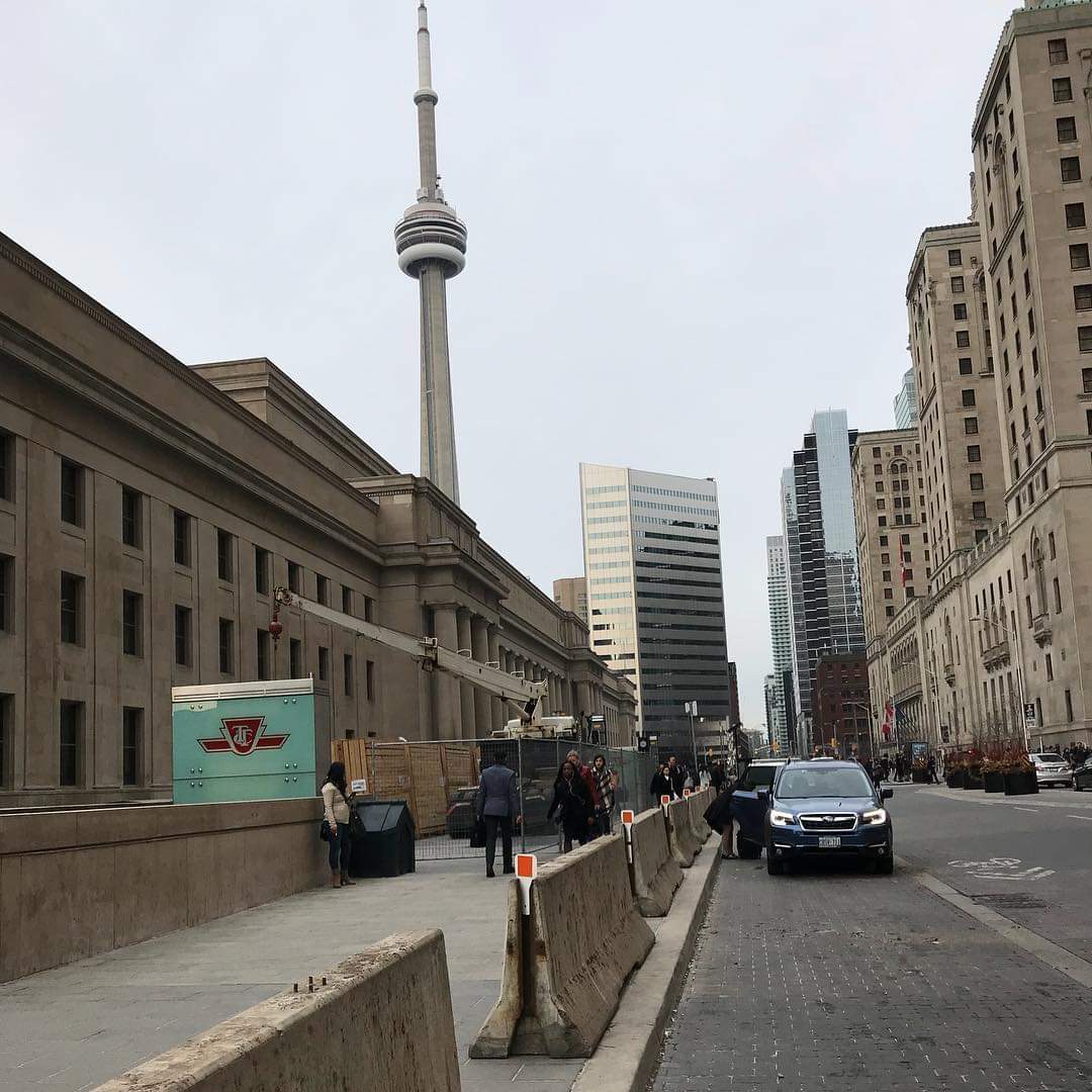 Speaking of our historic transit hub, on this day 6 years ago, 'temporary' barriers appeared around Union Station