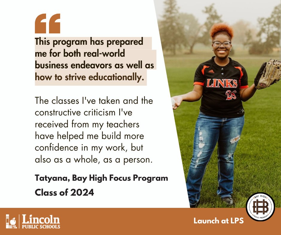 LPSorg's tweet photo. Celebrating our seniors symbolizes our commitment to helping ALL students excel. LPS Focus Programs are one of our launchpads for success. Read how @LHSLinks senior Tatyana used @BayHighLNK to Launch at LPS in this Q&A: https://t.co/kbYuEvaVsW
#LPSFocusPrograms #LaunchatLPS https://t.co/MV1Uevnruf