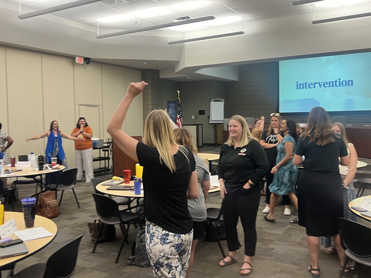 Our Model PLC Teacher leaders are having some fun with the $100,000 Pyramid at their final meeting of the year! ⁦@DVUSD⁩ ⁦@DrFinchDVUSD⁩