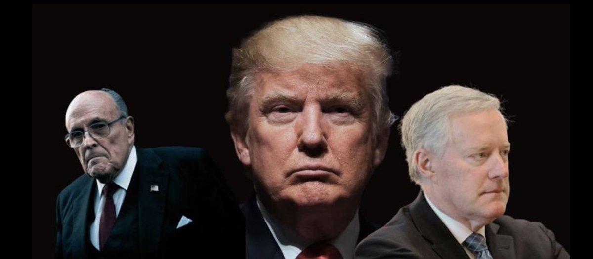Arizona indictment Trump is Unindicted Coconspirator 1 Indicted - Rudy Giuliani Indicted - Mark Meadows More coming from me @just_security: 'How is it possible that Trump’s two alter egos have been indicted but the former president — the ego in that equation — has not?'