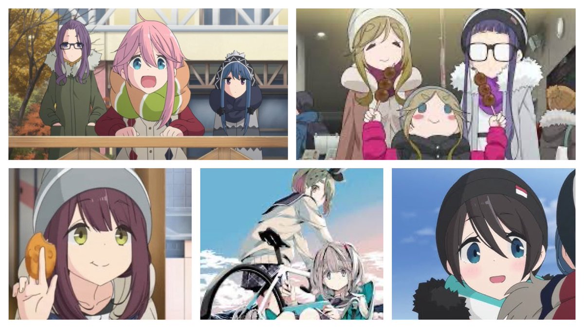 Morning y’all.

Imagine one episode of #YuruCamp has the core 5 [plus Aya plus Nadeshiko and Aoi’s sisters plus the two juniors) traveling as a 10 man band
(Probably in season 4 I guess?!)

#ゆるキャン #LaidBackCamp #ゆるキャンSEASON3 #yurucamp