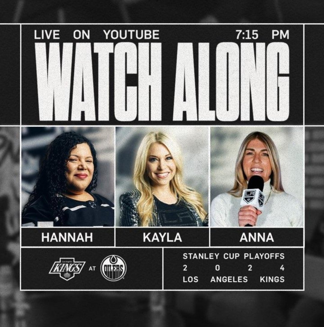 TIME TO FLIP THE SCRIPT, KINGS FANS! @KaylaKnierim, @annaconnda5, and I will be live for Game 2! Starts at 7:15 PM PT 📲 shorturl.at/FSTU4 #LAKings #GoKingsGo #GKG