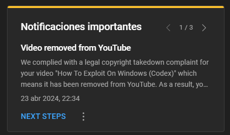 ShopXdhc80085's tweet photo. @FurkyRB @TeamYouTube @TeamYouTube Im Being Striked Down For Publishing Videos With "Codex" &amp; "Wave" That Are Not Part Of That Guy And I Do Not Want My Account To Get Terminated https://t.co/uwCPgCLc7P