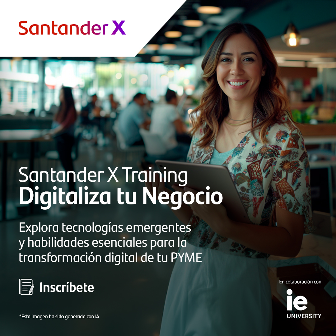 Lanzamos junto a @IEuniversity, @SantanderX Training | Digitaliza tu Negocio 2024, un programa destinado a fomentar la transformación digital de las #PyMEs. Más de 12 horas de formación con recursos ilimitados con las que podrás🧵