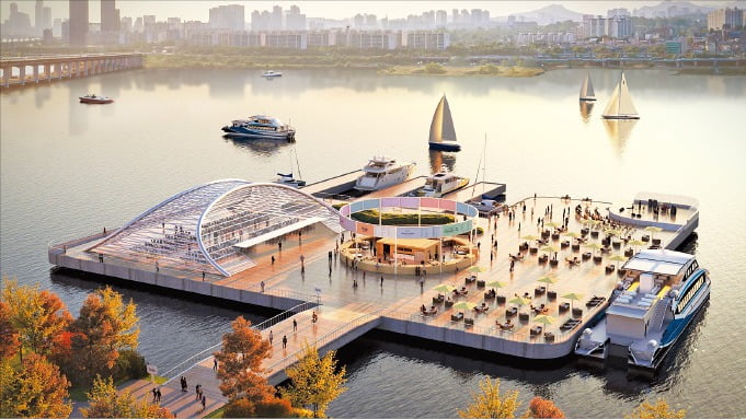 Not #AprilFoolsDay anymore: #Seoul's projected floating #foodzone on the #Hangang: