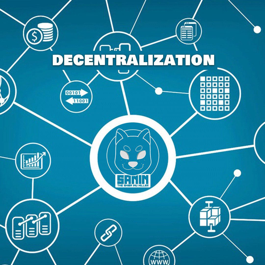 SANININU's tweet image. Comment below with your best description of true decentralization in your own opinion. #Decentralization
