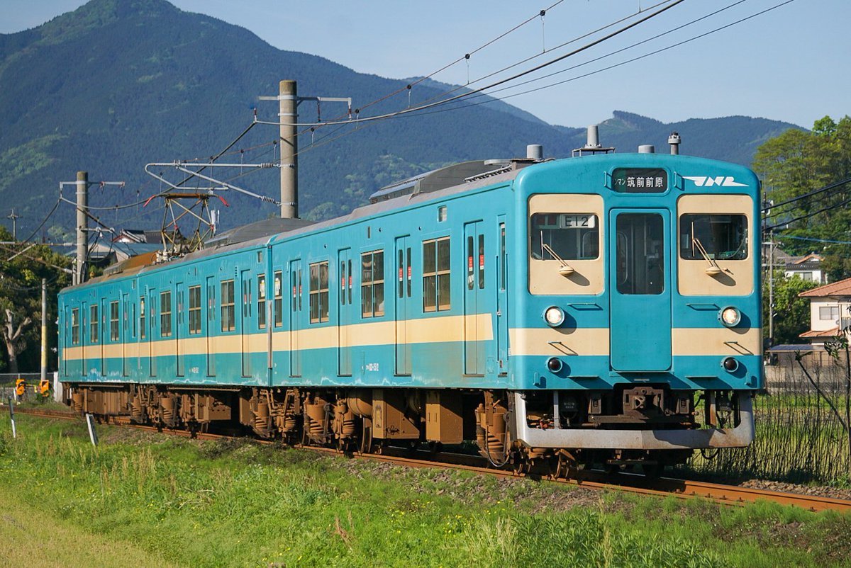 唐津泊まりの帰りがてら筑肥線 一貴山～加布里で103系1500番台 国鉄色(E12)を撮影
好きな幌アダプター無し側を順光で撮れたので満足です(*´ー｀*)