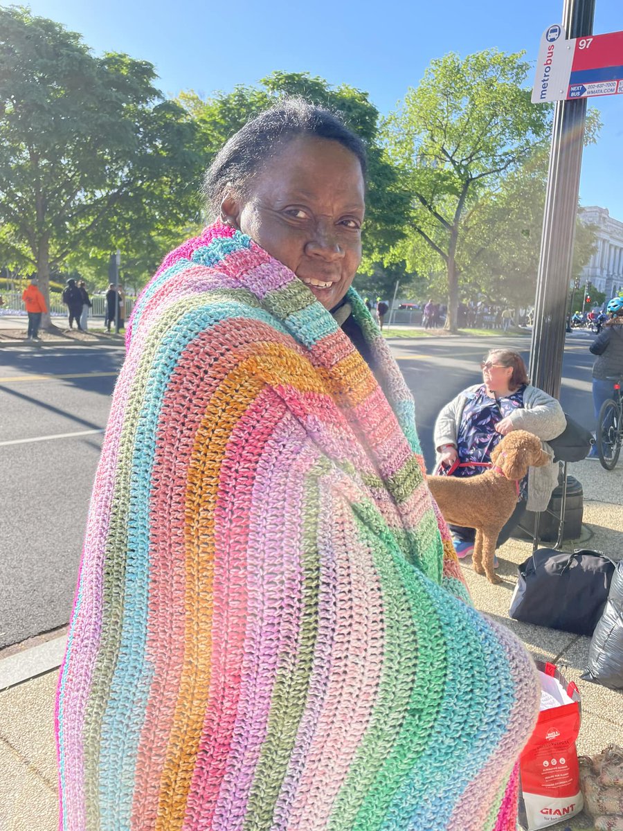 #memorialblanket at #johnsonvgrantspass Monday. More than a hundred blankets - all in the hands of people in need.