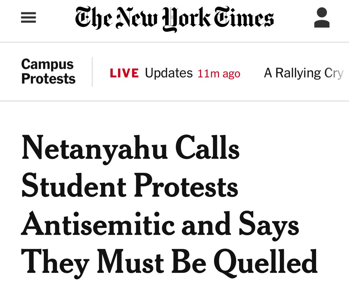 Why is @nytimes spreading violence incitement by a foreign politician against American students?