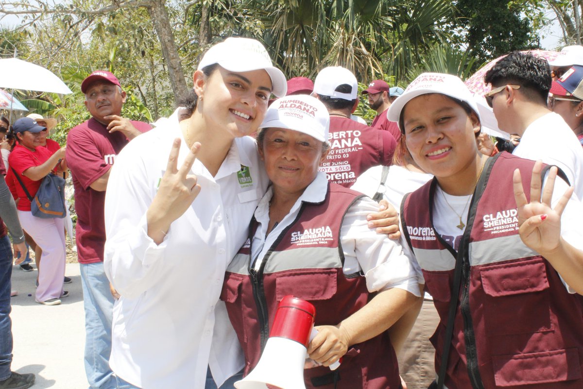 el_sureste's tweet photo. Alexa Murguía, candidata a Diputada Local por el Distrito 4 por la coalición "Seguimos Haciendo Historia", hizo un llamado a los electores de la zona continental para que ratifiquen su apoyo al proyecto transformador que comenzó en 2021. https://t.co/FbyzkU43gN https://t.co/zdVmVQoOqx