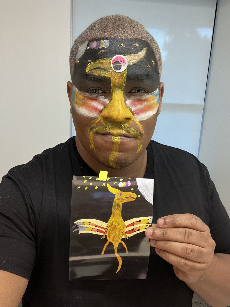 FOR THE KIDS! I got to recreate an art piece made by a @StJude’s patient into makeup for charity! We could have just been inspired by but I wanted to honor their work in totality! This event & summit truly changes lives. Every dollar matters. #StJudePlayLive