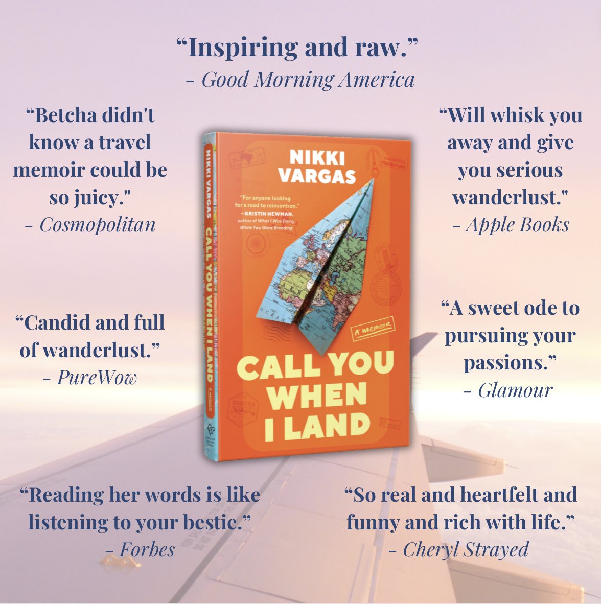 CALL YOU WHEN I LAND | a travel memoir tweet media