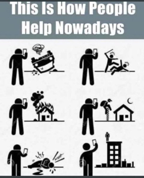 While the picture below does not depict everyone, regrettably, I find it to be true more than it should be. I hope this trend reverses soon and the world starts to become a more civic minded place where my daughter can grow up in.