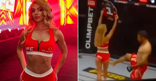 Saben como termino el Iraní?? le dieron cobertura hasta por debajo de la lengua, se le acabo lo gallito al pelotudo. “Dijo que volvería a pegarme” INFOBAE.COM El crudo testimonio de la “ring girl” que fue agredida por un luchador iraní en pleno combate.