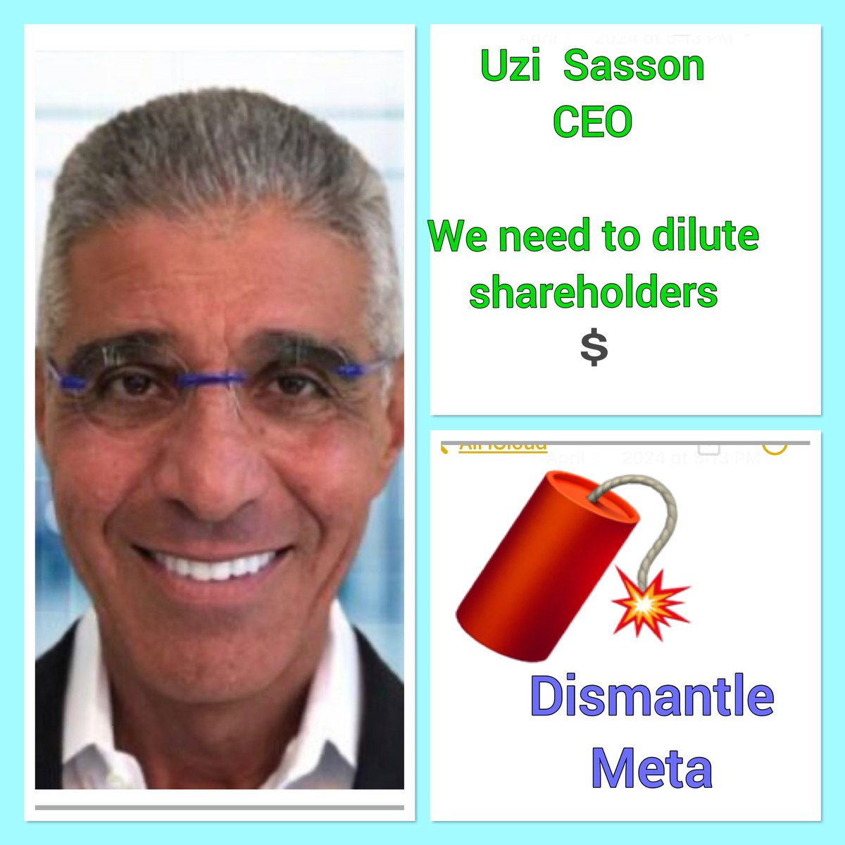 Susanmarie2222's tweet photo. If you were a shareholder of MMAT, which CEO would you want to lead Meta Materials Inc❓❓💲💲💲‼️Uzi 🤮❎or George❤️✅❓🌈🌈🩷❤️I pick @palikaras #BringBackGeorge https://t.co/Gvt67sbUKE