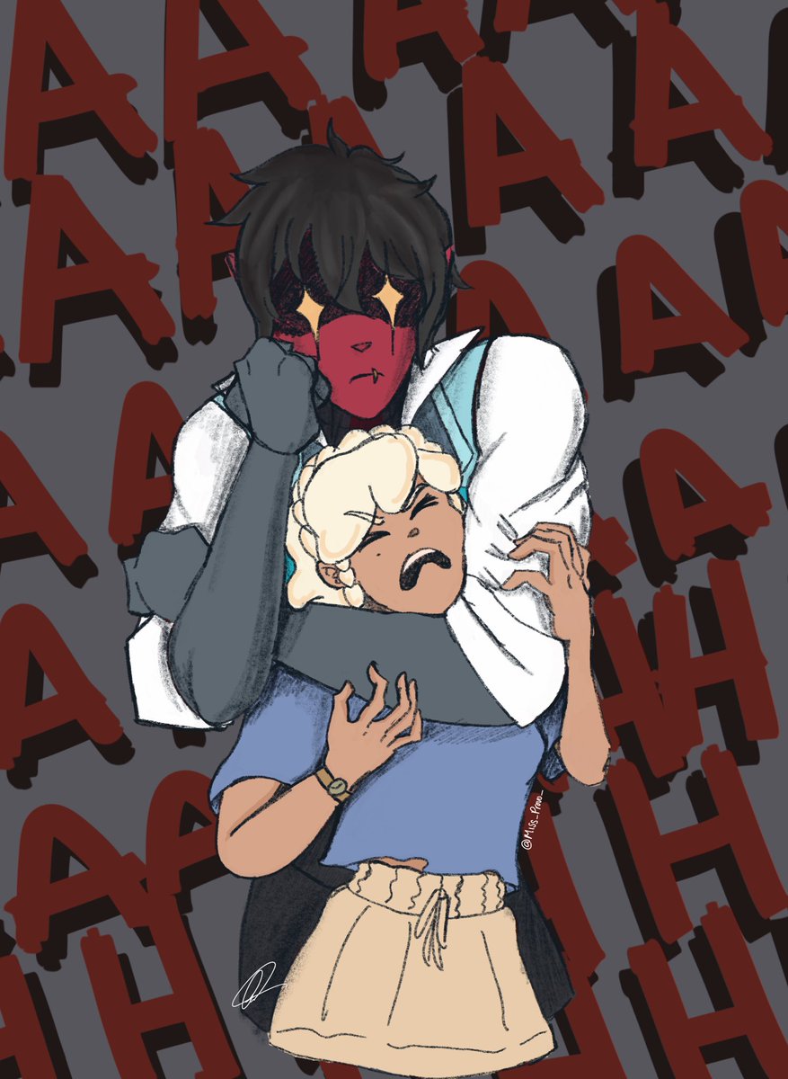 Miss_Provo's tweet photo. Just some silly art of Memu and Memu jr (me)
If only I could !assquote outside of twitch
#MemuArt https://t.co/U0lOcyrzNY