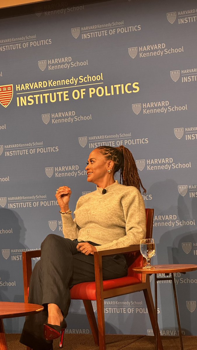 The #AvaDuvernay @Kennedy_School talking about #Originsthefilm and the art of storytelling and film @Harvard