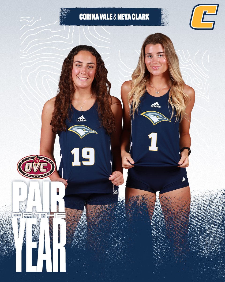 𝙏𝙝𝙚𝙨𝙚 𝙩𝙬𝙤 &gt;&gt;&gt;

Neva Clark and Corina Vale take home OVC Pair of the Year honors!!

#TripleC x #BeTheFirst