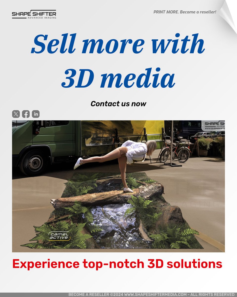 ssm.li Sell more with 3D media Experience top-notch 3D solutions Contact us now #print #digitalprinting #drupa #printerverse #printing #sticker #press #weboffset #flexibleprinting #industrialinkjetprinter #uvinkjetprinter #printdesign