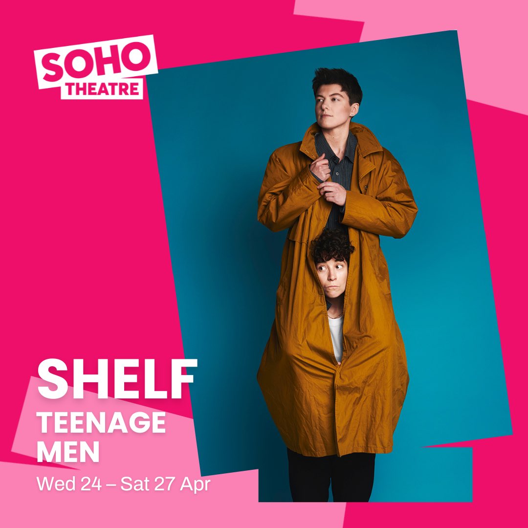 Queerguru’s @AndrewHebden1 reviews SHELF TEENAGE MEN “a really good hug of a show” with @RachelWD & @RubyClyde at London's @sohotheatre bit.ly/3Wdgjx4 @ILoveGayLondon