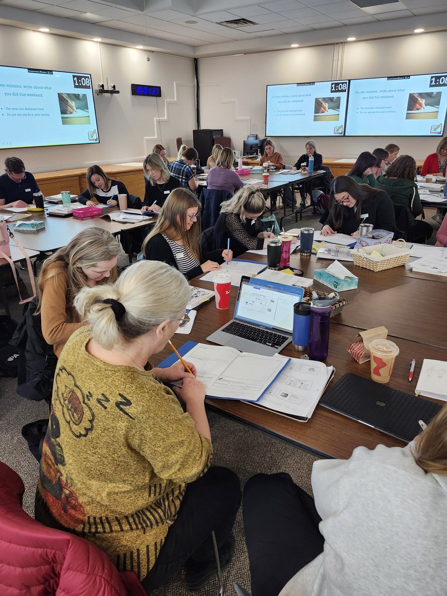 LITLearningLDSB's tweet photo. Today was the first session for the Primary group in @LimestoneDSB's Writing Revolution project. Lots of thinking and discussions around how to weave writing into every content area of the curriculum. Thanks to everyone who joined us today. See you in 2 weeks! @TheWritingRevol https://t.co/c3T4CxwpBY