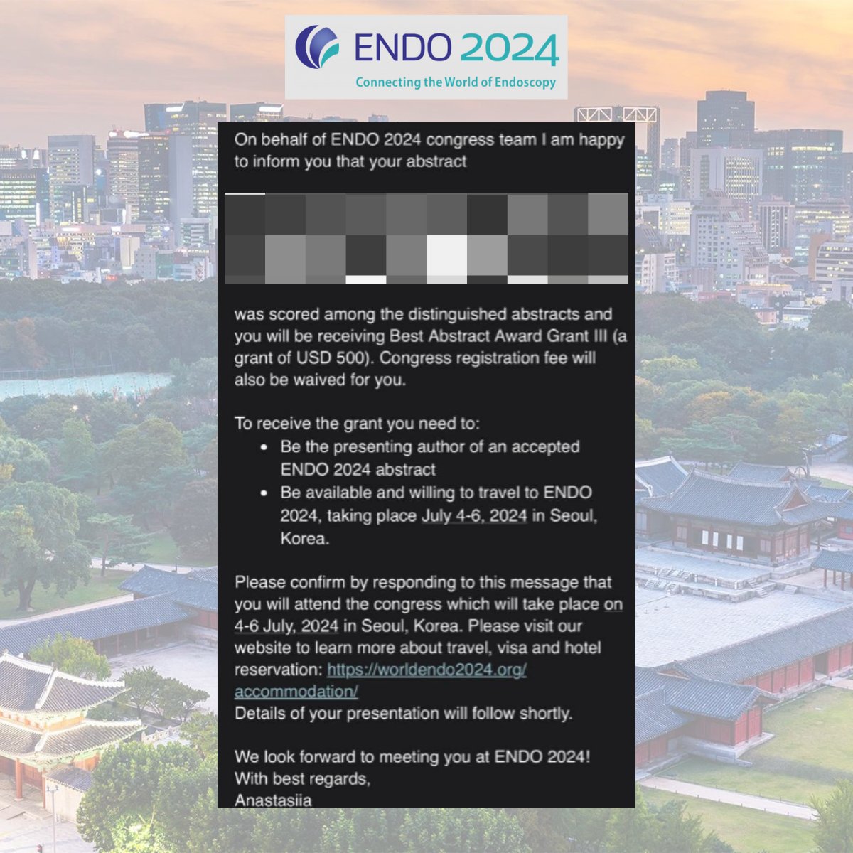 Matheus Vanzin Fernandes, MD MSc (@vanzin_mf) on Twitter photo Five abstracts accepted for ENDO2024, including one with me as the first author, also selected for oral presentation and receiving the Best Abstract Award Grant III. Special thanks
<a href="/stefanobps/">Stefano Baraldo</a>
<a href="/milioli_nj/">Natália Junkes Milioli</a>
<a href="/VanioAntunes/">Vanio Antunes</a>
<a href="/Otavio_Cosendey/">Otávio Cosendey</a>
<a href="/CynthiaFM_/">Cynthia Florêncio de Mesquita</a>
<a href="/TulioCorrea/">Tulio Correa, MD</a>
#endoscopy Five abstracts accepted for ENDO2024, including one with me as the first author, also selected for oral presentation and receiving the Best Abstract Award Grant III. Special thanks
<a href="/stefanobps/">Stefano Baraldo</a>
<a href="/milioli_nj/">Natália Junkes Milioli</a>
<a href="/VanioAntunes/">Vanio Antunes</a>
<a href="/Otavio_Cosendey/">Otávio Cosendey</a>
<a href="/CynthiaFM_/">Cynthia Florêncio de Mesquita</a>
<a href="/TulioCorrea/">Tulio Correa, MD</a>
#endoscopy