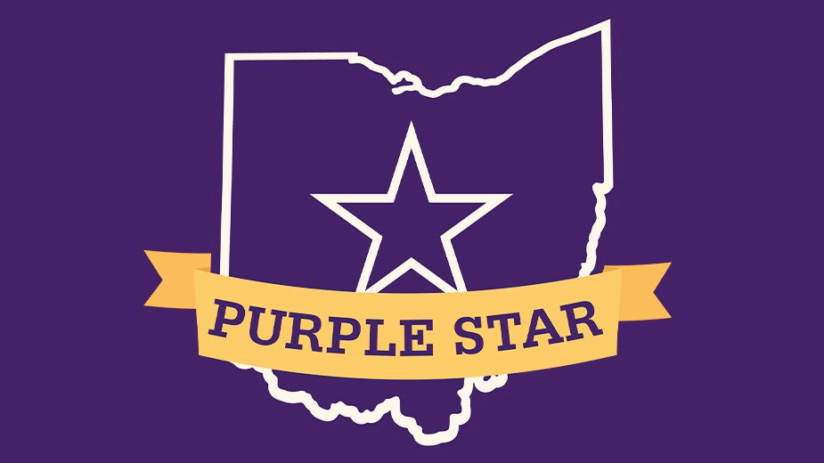 For the sake of the MIL child…
25 April MOTMC during School Year 2016-17, Ohio launched The Purple Star School Award at the Museum of the US Air Force.
*and now—this honor has become the nation’s “purple standard” for the PreK12-MIL mission
#OhioLeads
#PurpleStarSchools
#7Years