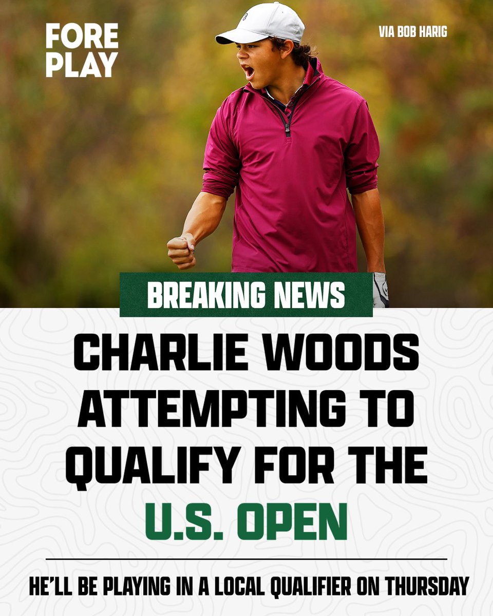 Charlie’s quest to get in to this year’s U.S. Open at Pinehurst starts TOMORROW.

LFG.