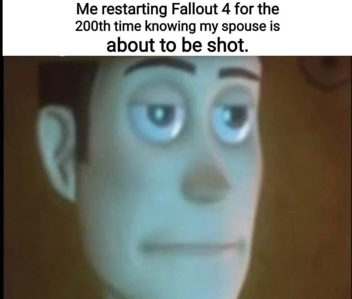 FilmsFallout's tweet photo. Everyone starting a new play through of Fallout 4 for the next gen update tomorrow https://t.co/NMGMPNO4Ll