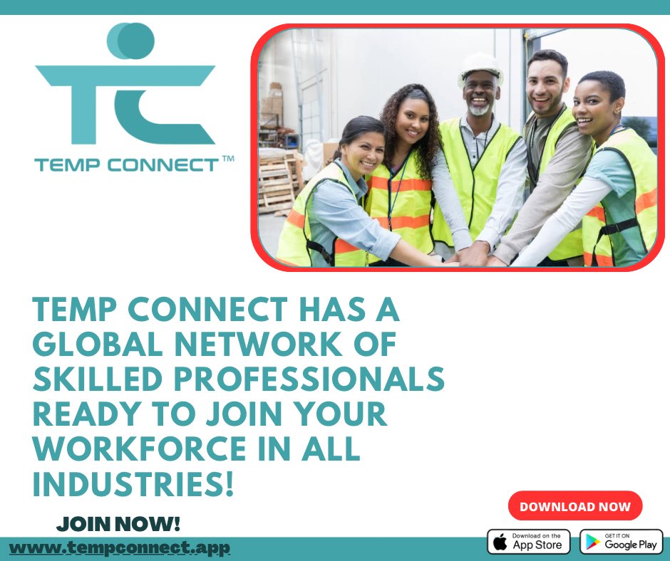 Calling all Employers! Looking to expand your team? 

Whether you’re in tech, healthcare, hospitality, or beyond, Temp Connect has the talent you need to drive your business forward. 

#TempConnect #Hiring #Recruitment #GlobalTalent #Employers #StaffingSolutions