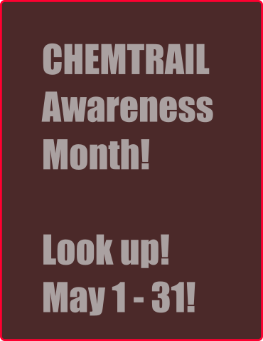 i say that American Chemtrails are FAR worse than UK ones. And that the Brits are wimps for pissing on about their few bits of smoke. We will prove it during May (Chemtrail Awareness Month) when we Amurikans post pics of what we have to endure. We are at LEAST twice as tough as…