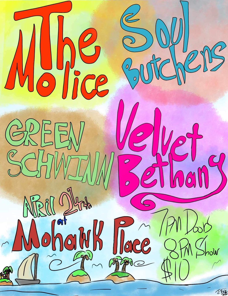 Tonight, April 24th come down to see Molice's only show in Buffalo Mohawk Place with Green Schwinn, Soul Butchers, and Velvet Bethany 
@mohawkplace @GreenSchwinn #themolice #postpunkjapan #plsRT @MOLICE_VOICE